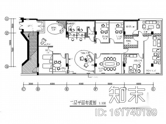 [北京]朝阳区现代大型金融服务支行精装修施工图cad施工图下载【ID:161740179】