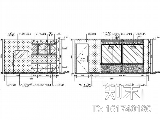 [北京]朝阳区现代大型金融服务支行精装修施工图cad施工图下载【ID:161740179】