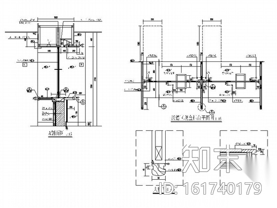 [北京]朝阳区现代大型金融服务支行精装修施工图cad施工图下载【ID:161740179】