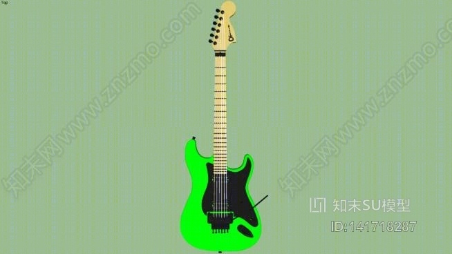 电吉他SU模型下载【ID:141718287】