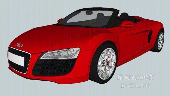 跑车SU模型下载【ID:517990129】