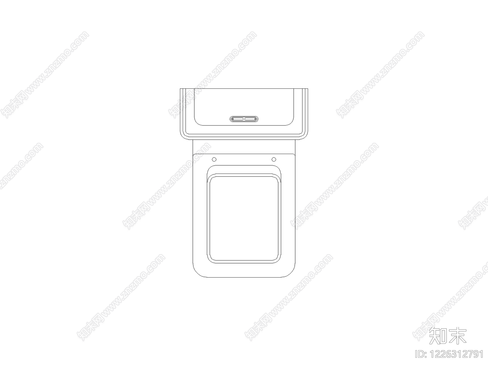 卫浴设施cad施工图下载【ID:1226312791】