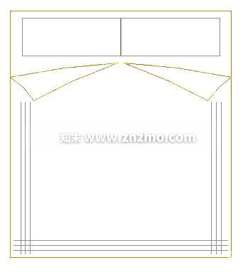 床头柜cad施工图下载【ID:178349167】