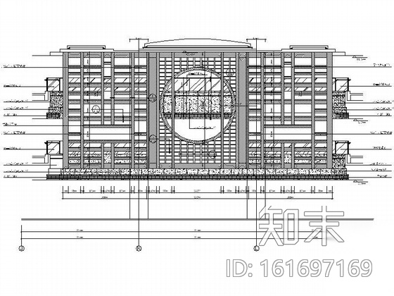 宾馆大堂设计施工图（含实景）cad施工图下载【ID:161697169】