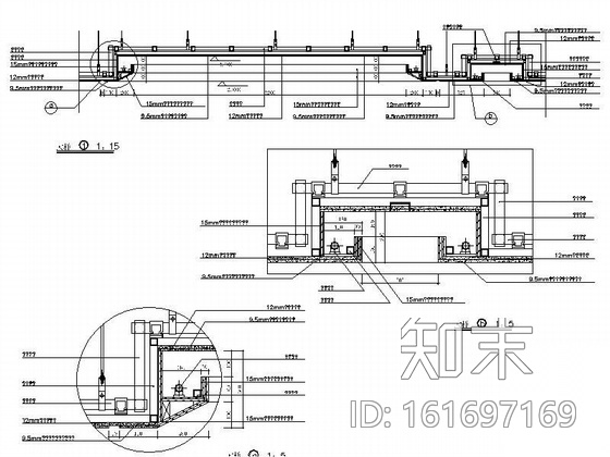 宾馆大堂设计施工图（含实景）cad施工图下载【ID:161697169】