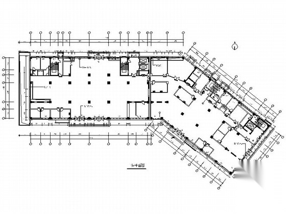 [河南]十七层医院门诊楼建筑幕墙施工图cad施工图下载【ID:166316195】