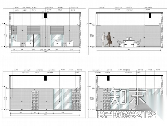 [苏州]知名设计公司设计商业办公空间施工图（含效果图和...cad施工图下载【ID:166992134】