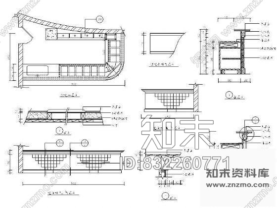 图块/节点酒吧柜详图cad施工图下载【ID:832260771】