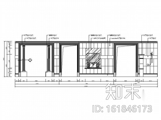 某洗浴中心浴区设计装修图cad施工图下载【ID:161846173】