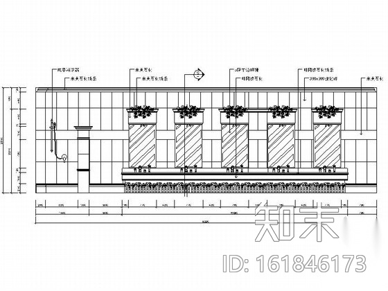 某洗浴中心浴区设计装修图cad施工图下载【ID:161846173】