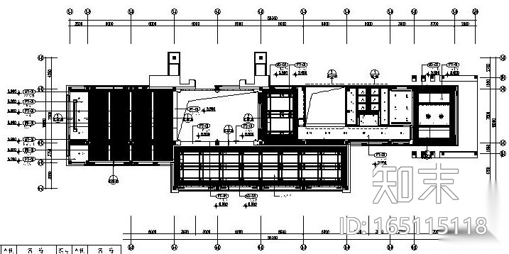 [山东]青岛-中州半岛城邦售楼处全套施工图及实景照片cad施工图下载【ID:165115118】
