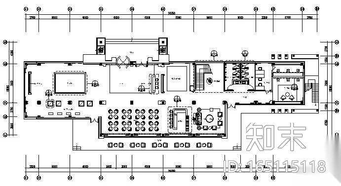 [山东]青岛-中州半岛城邦售楼处全套施工图及实景照片cad施工图下载【ID:165115118】