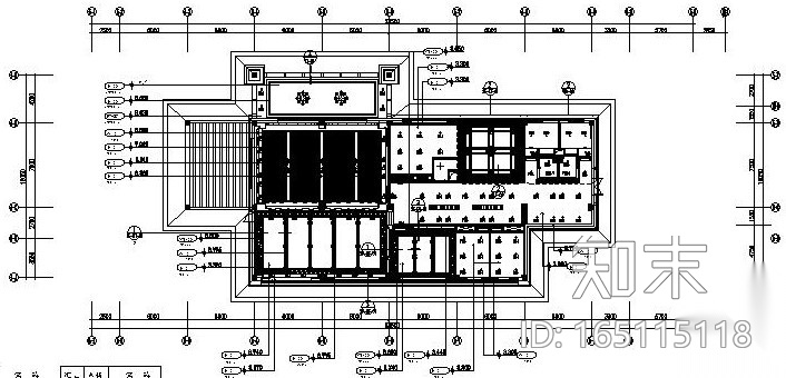 [山东]青岛-中州半岛城邦售楼处全套施工图及实景照片cad施工图下载【ID:165115118】