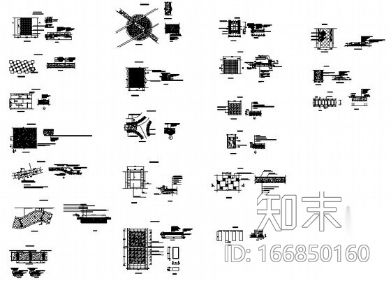 21种常见园路铺装做法大样施工图下载【ID:166850160】