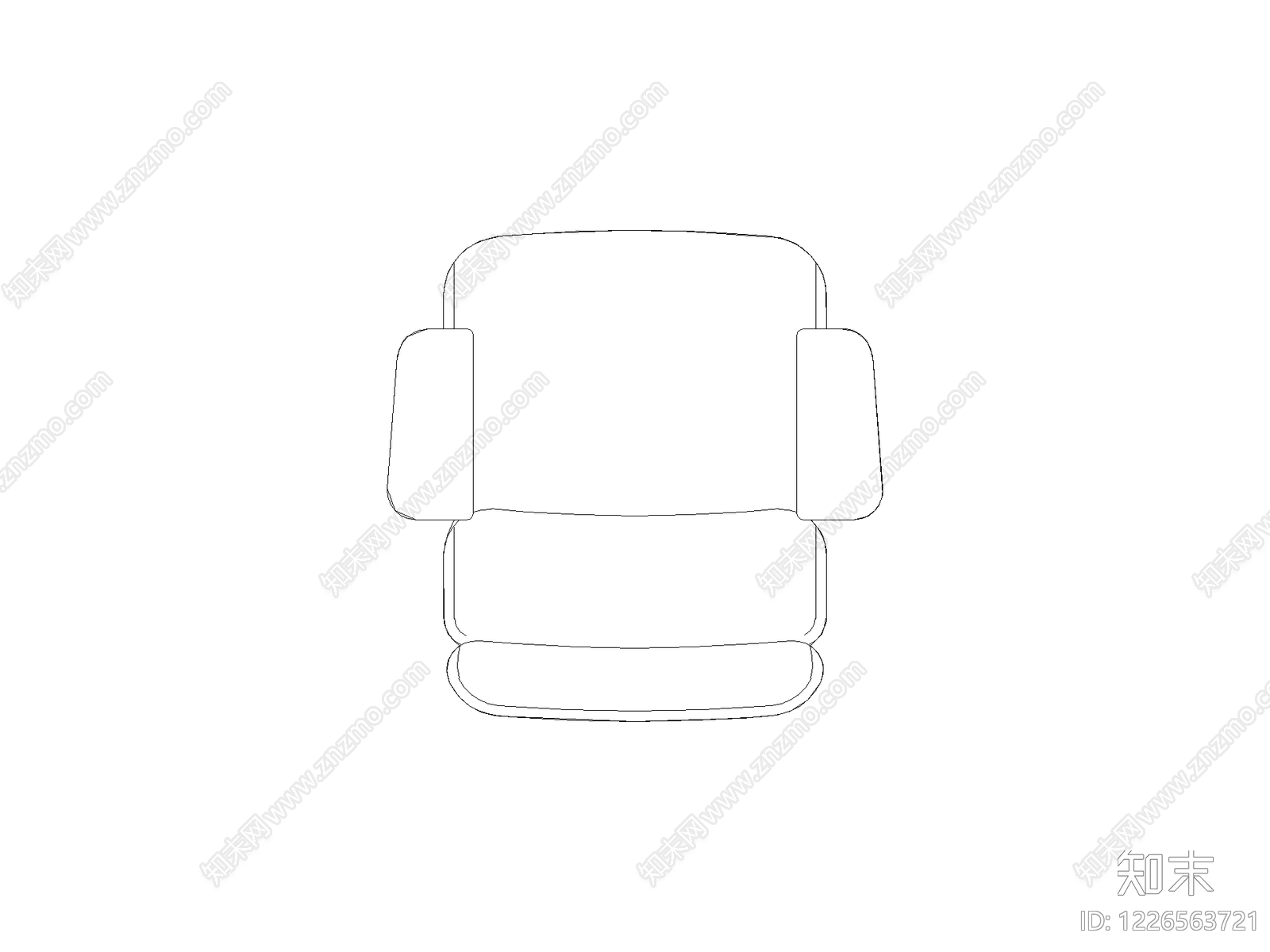 沙发cad施工图下载【ID:1226563721】