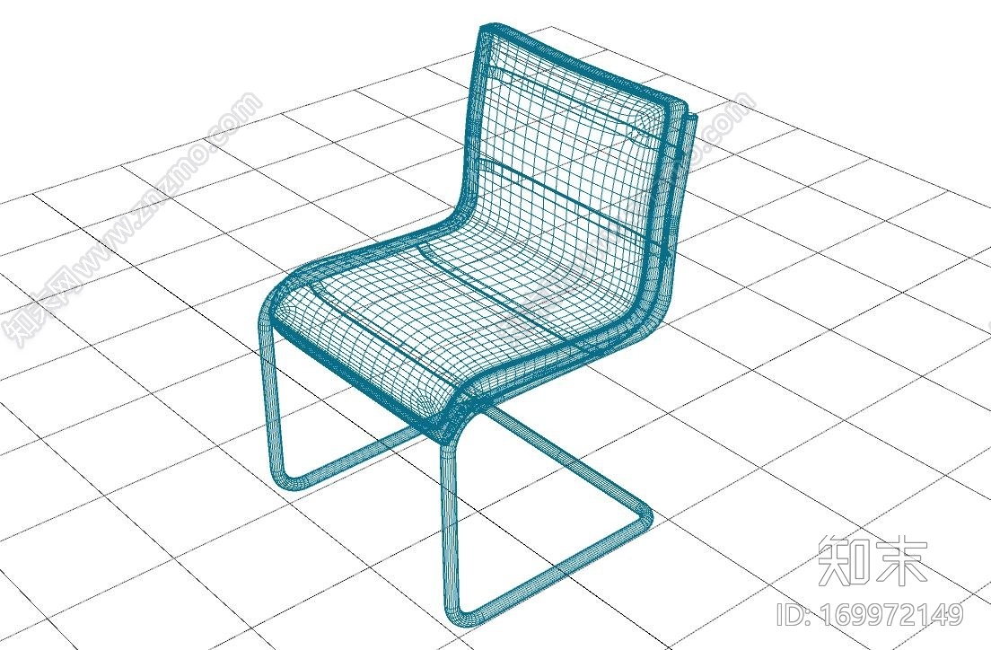 一个简约的办公椅子模型CG模型下载【ID:169972149】