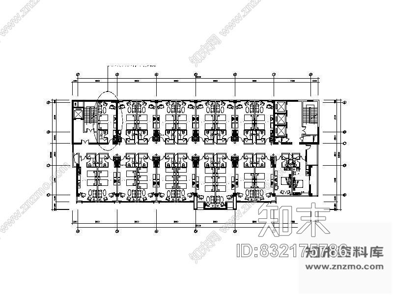 图块/节点深圳某四星级酒店装修平面图施工图下载【id:832175786】_知