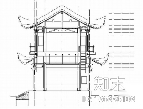 某大观楼古建出图方案文本cad施工图下载【ID:166336103】