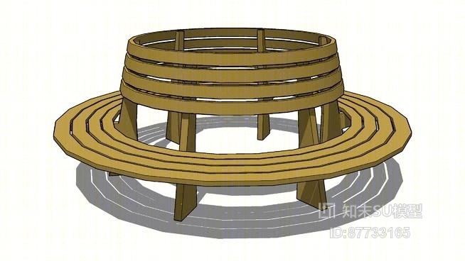 凳子SU模型下载【ID:87733165】