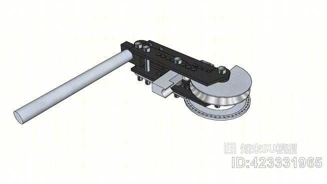 液压油管或弯管机SU模型下载【ID:423331965】