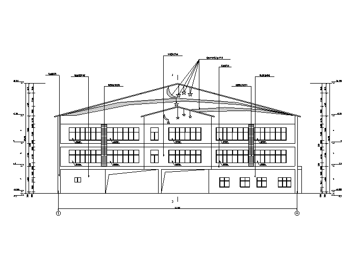 [贵州]蔡水幼儿园建设项目建筑施工图施工图下载【ID:151541164】