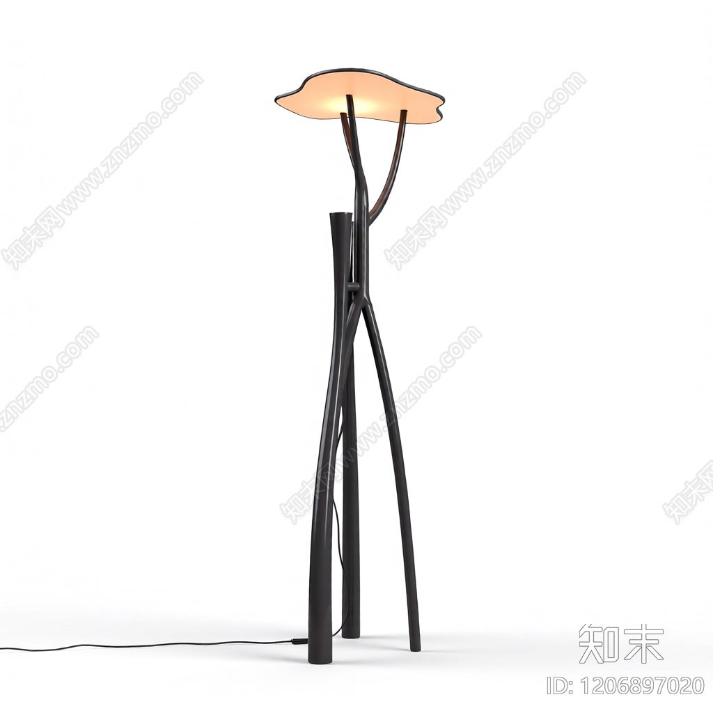 树形落地灯3D模型下载【ID:1206897020】