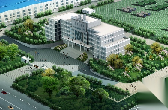 某六层小型办公楼建筑方案图cad施工图下载【ID:151431160】