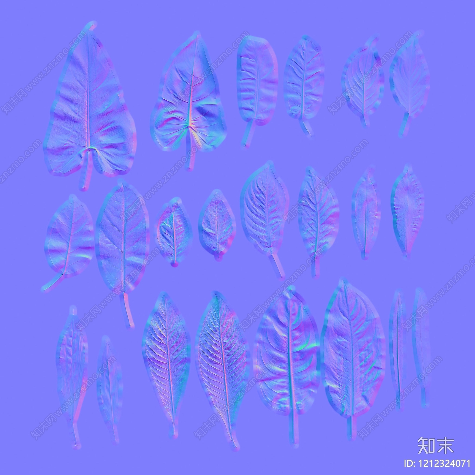 叶片纹理贴图下载【ID:1212324071】