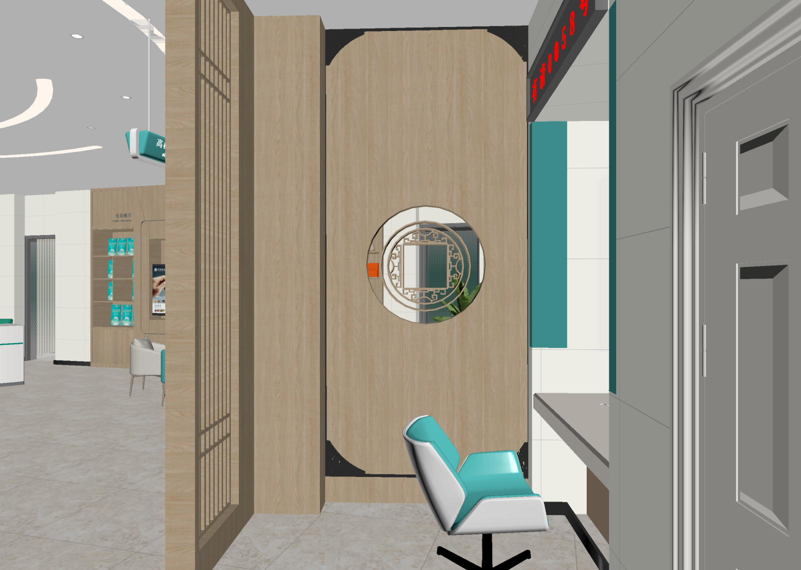 现代售楼处3D模型下载【ID:1214944764】