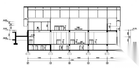 天津蓟县某酒店全套建筑CAD图纸施工图下载【ID:151514132】