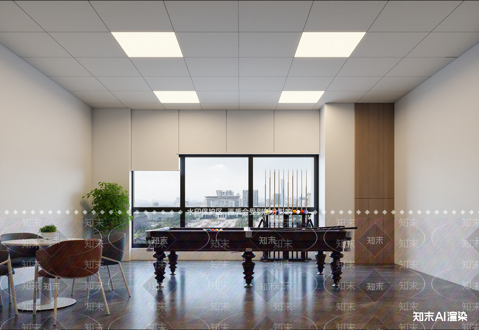 台球室3D模型下载【ID:1213953738】