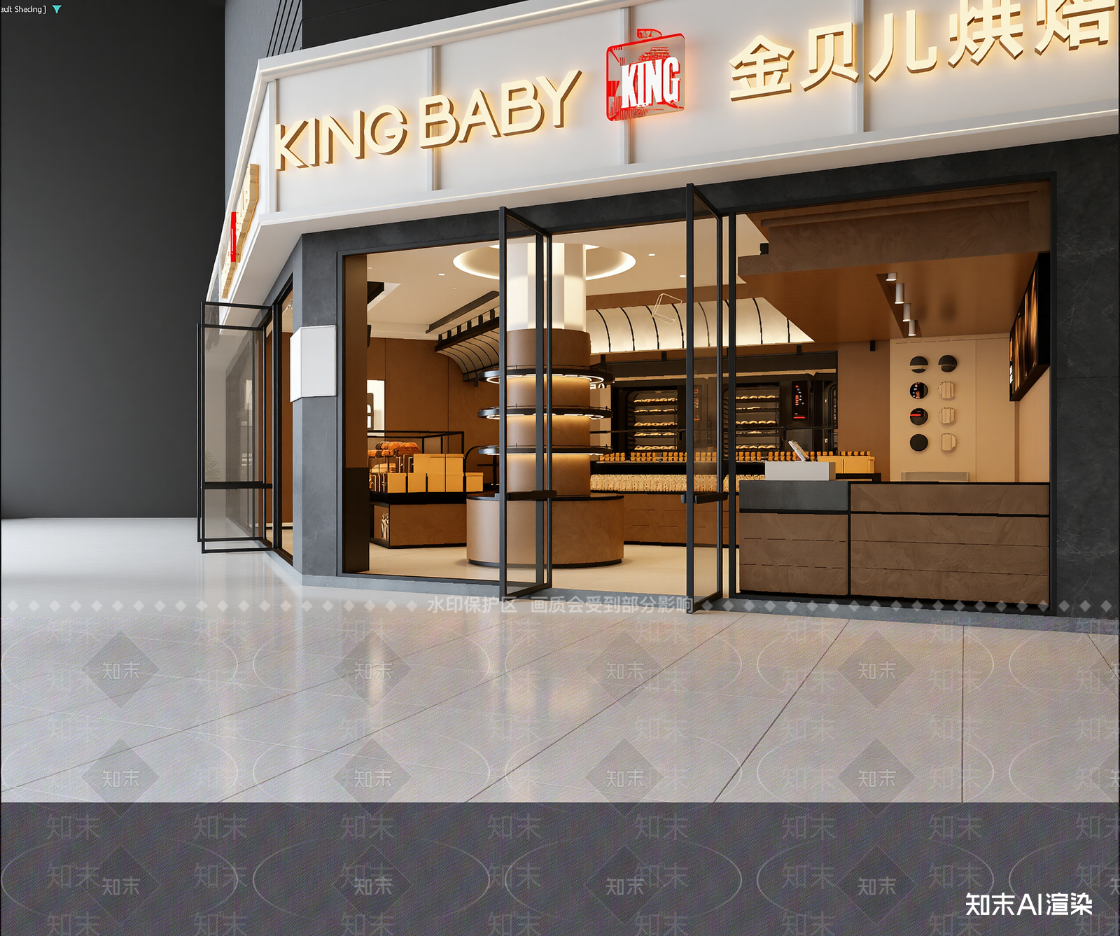 现代面包店3D模型下载【ID:1214939416】