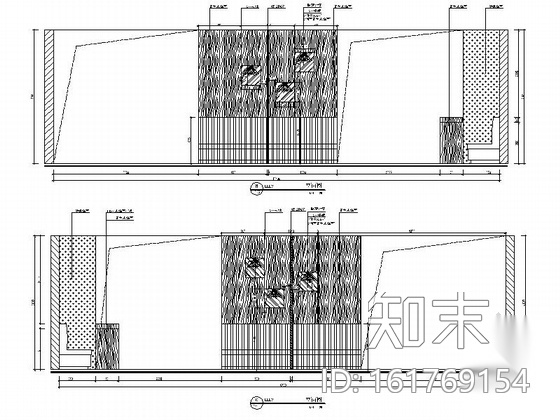 [湖北]雅致现代高档火锅店室内装修CAD施工图施工图下载【ID:161769154】