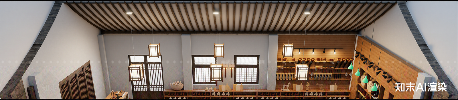 现代其他店铺SU模型下载【ID:1215939077】