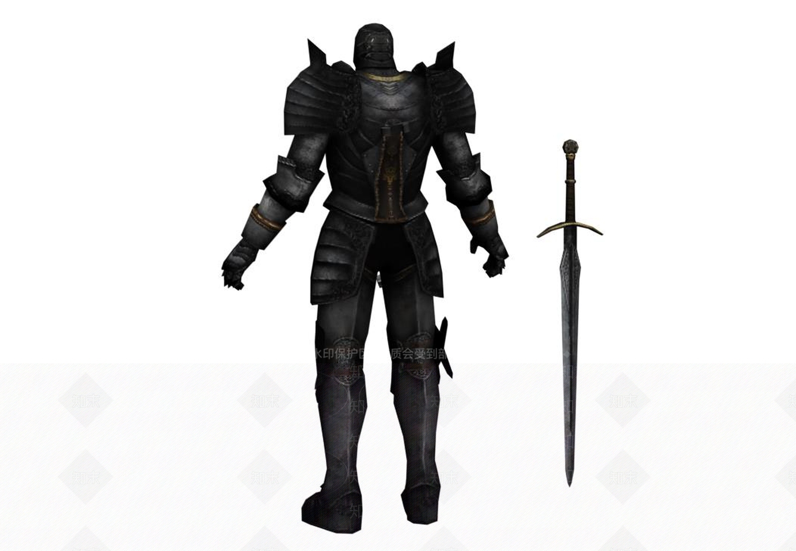 骑士3D模型下载【ID:170130169】