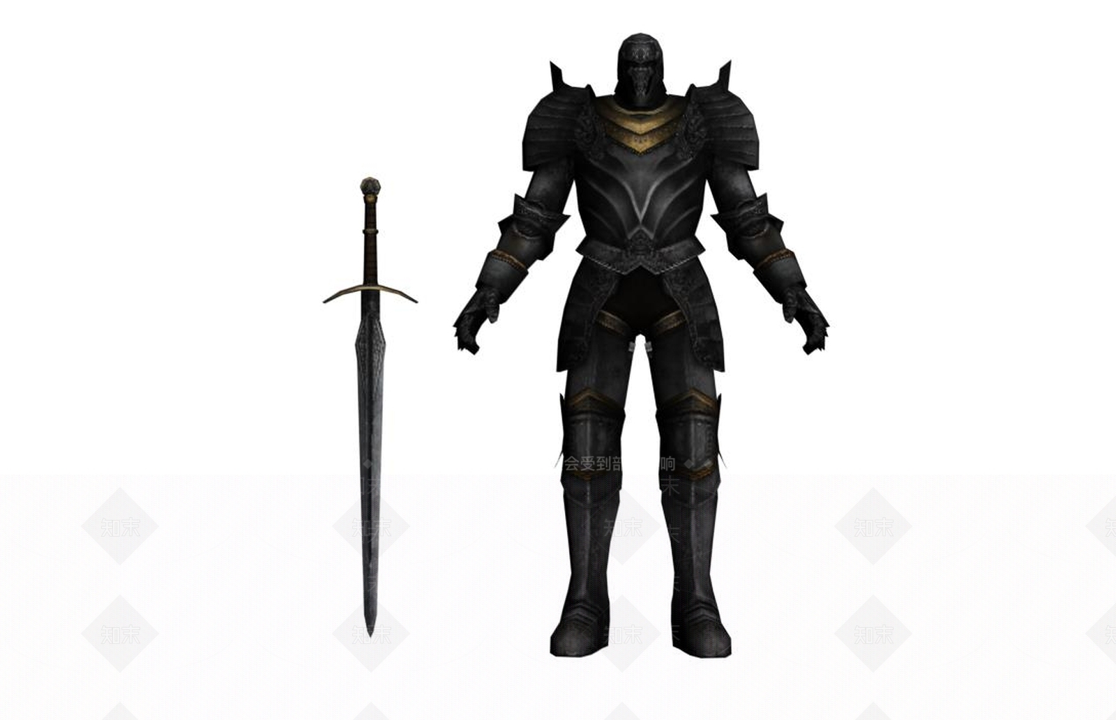 骑士3D模型下载【ID:170130169】