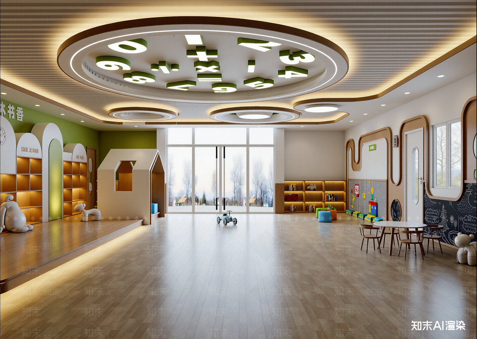 现代儿童乐园3D模型下载【ID:1215146875】