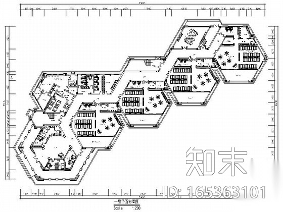 [长沙]某住宅小区三层幼儿园室内设计装修图（含效果）施工图下载【ID:165363101】