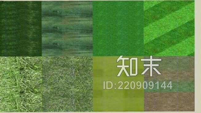 草纹理SU模型下载【ID:220909144】