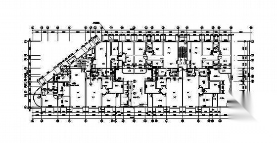 合江县滨江路上段一期工程商住楼建筑施工图cad施工图下载【ID:149858106】