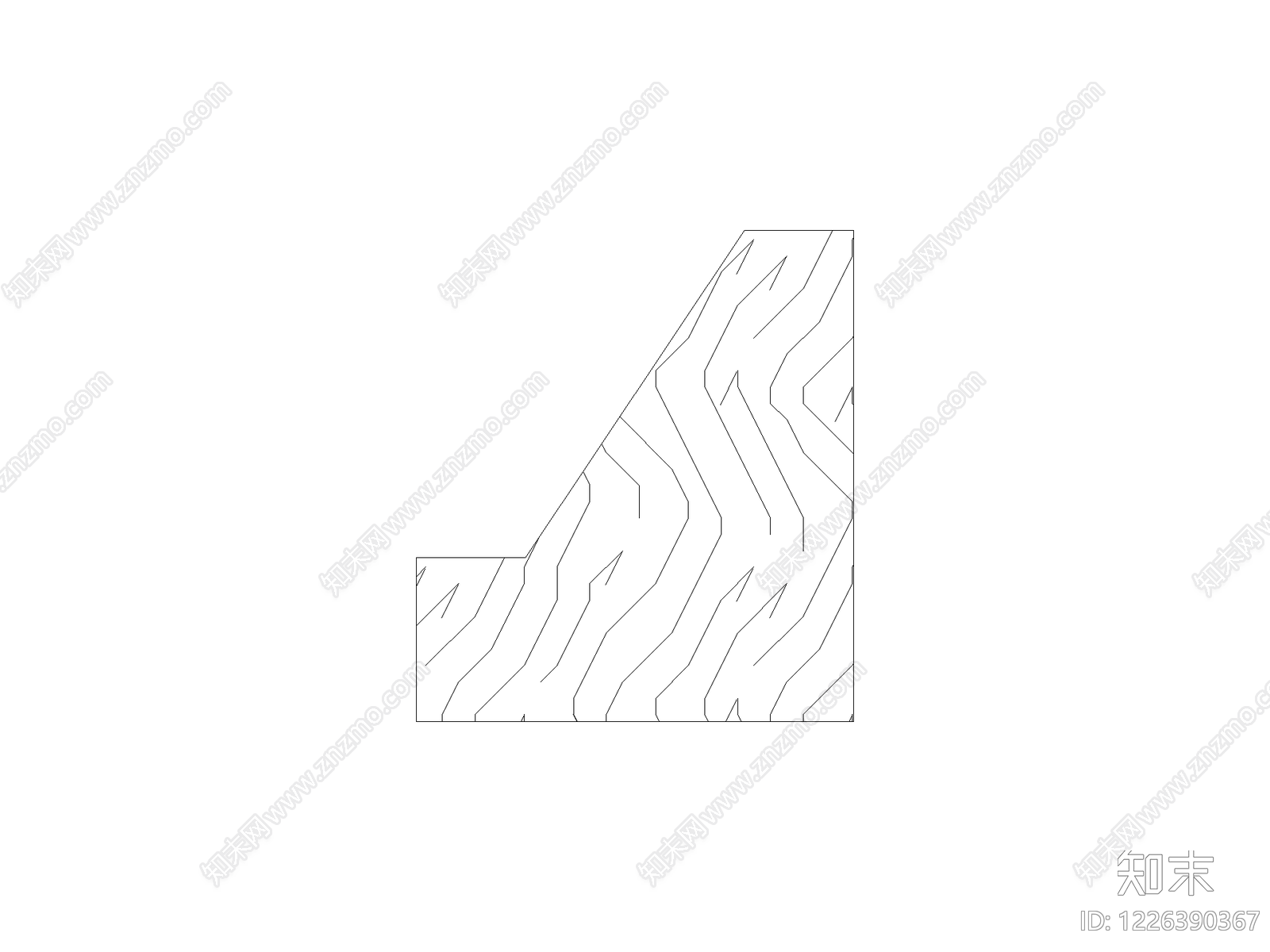现代填充图案CAD图纸