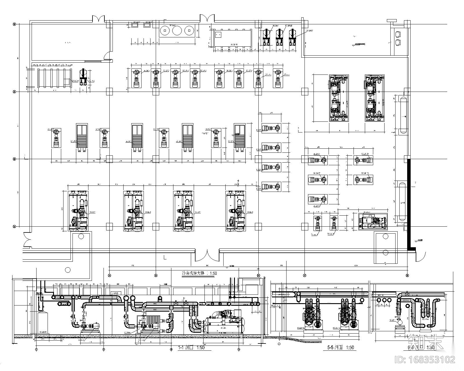 北京市房山区某产业园北区暖通施工图施工图下载【ID:168353102】