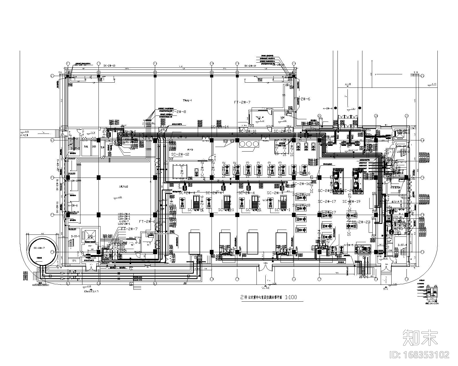 北京市房山区某产业园北区暖通施工图施工图下载【ID:168353102】