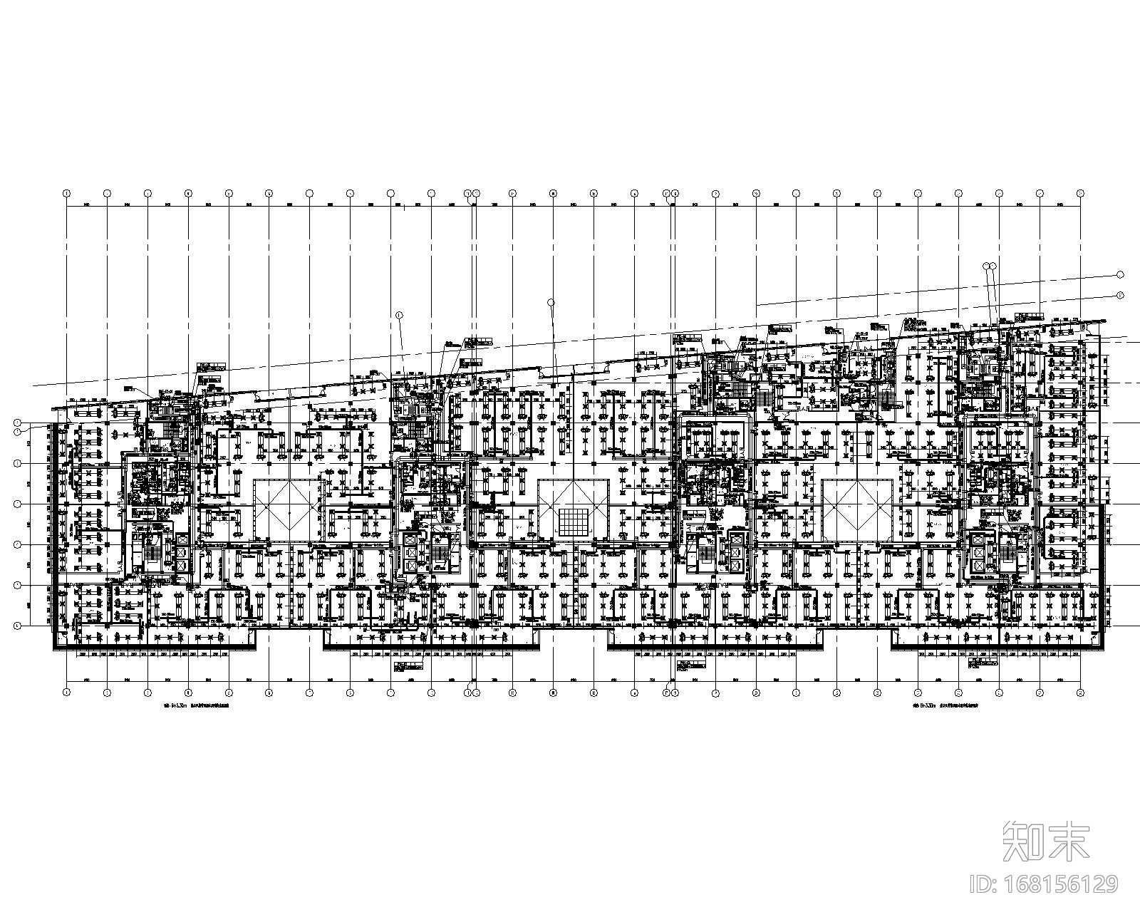 北京大钟寺方恒国际商业中心项目暖通施工图cad施工图下载【ID:168156129】