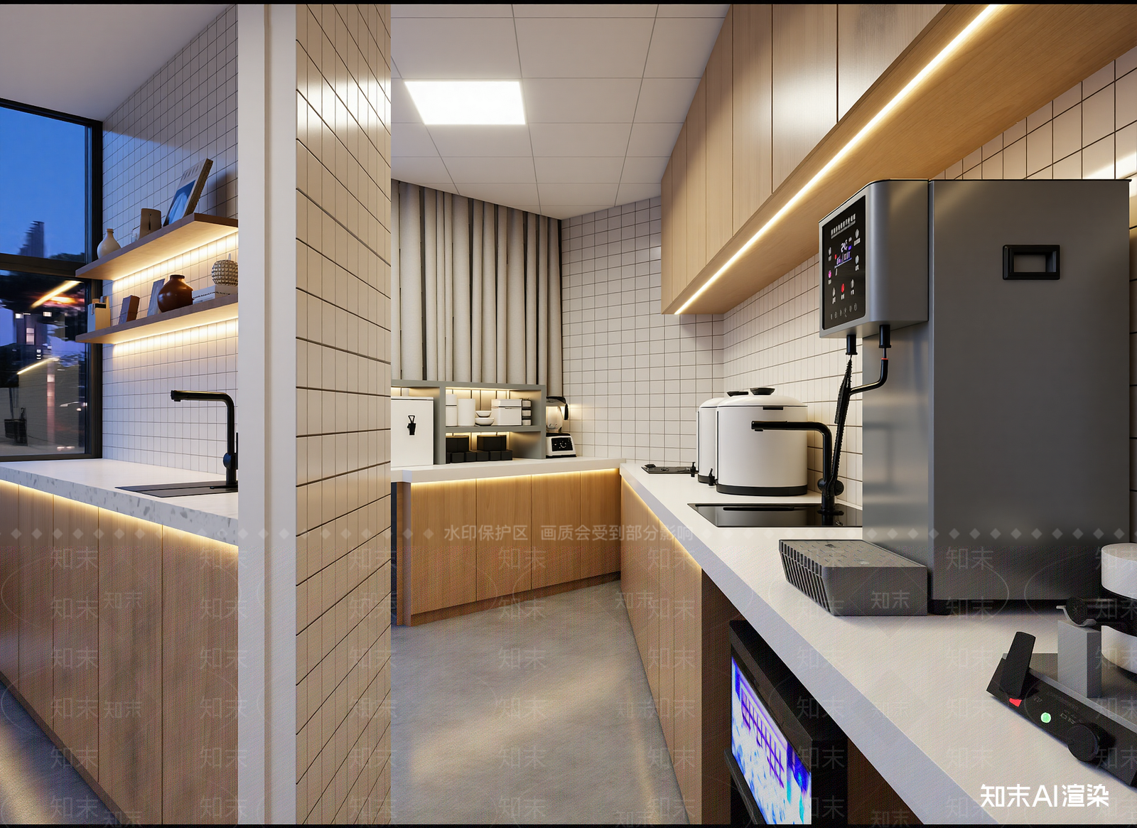 茶水间3D模型下载【ID:1214095491】