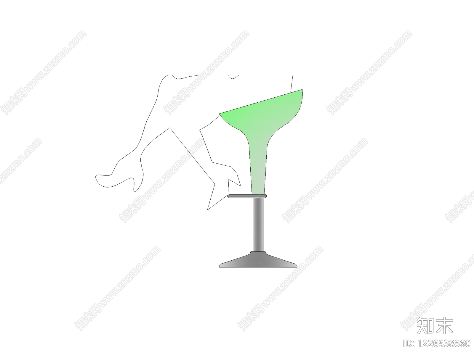 摆件cad施工图下载【ID:1226538860】