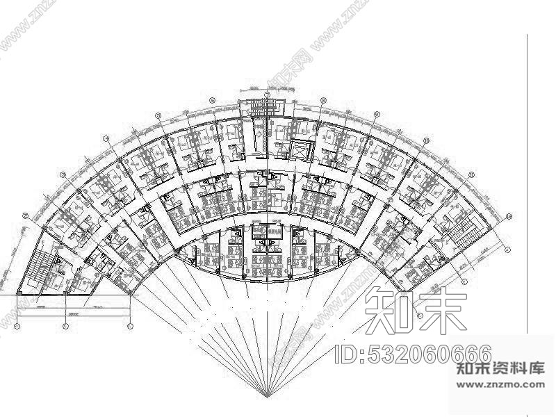 施工图上海某酒店装饰装修图cad施工图下载【ID:532060666】