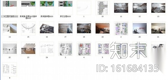 [天津]某图书馆部分室内装修施工图（含方案）cad施工图下载【ID:161684135】