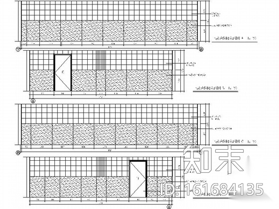 [天津]某图书馆部分室内装修施工图（含方案）cad施工图下载【ID:161684135】
