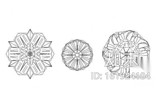 欧式雕花图块cad施工图下载【ID:161924104】